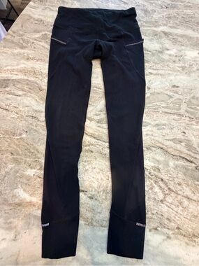 Athleta Black Pocket Leggings XS High Rise Workout Yoga Pants
